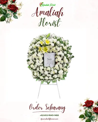 Krans Bunga Duka Cita di Indarung
